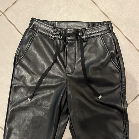 CAMI NYC black pleather pants, size XS - Picture 5 of 12
